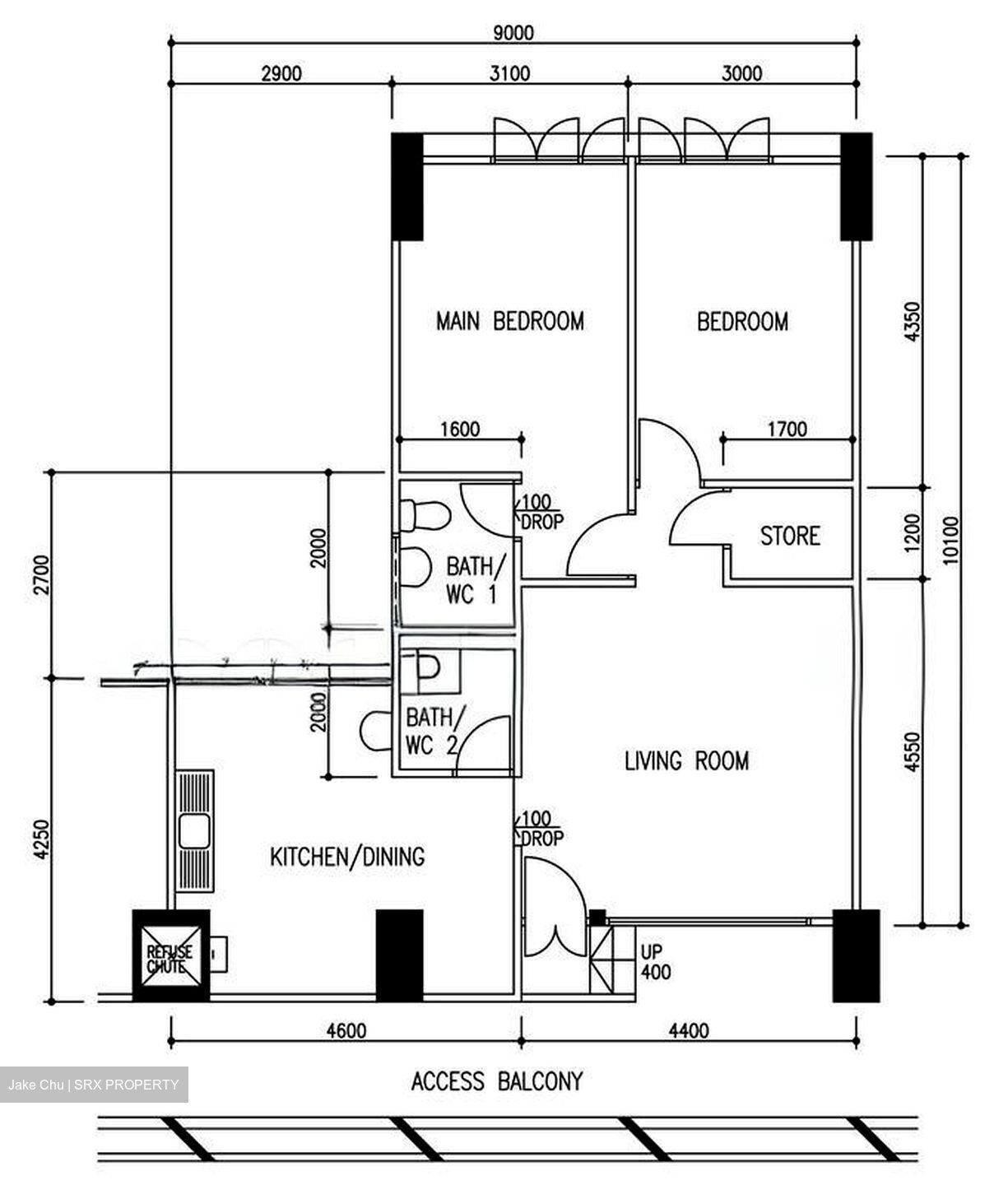 Blk 2 Joo Chiat Road (Geylang), HDB 3 Rooms #499671991